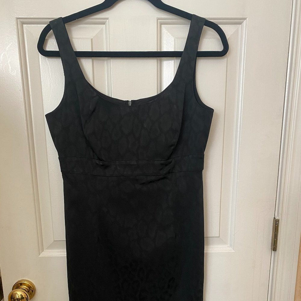 INC Black Snake Print Scoop Neck Mini Party Dress_SZ 6